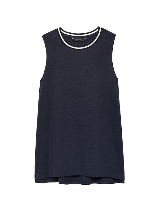 Banana Republic Womens Cotton-modal Tank Navy Size S