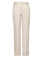 Banana Republic Womens Petite Avery Straight-fit Wool-blend Pant Khaki Size 0
