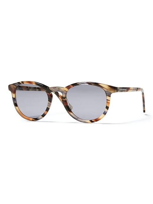 Banana Republic Mens Johnny Sunglasses Brown Horn Size One Size