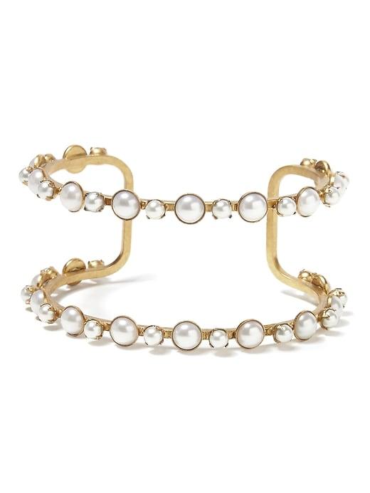Banana Republic Womens Elizabeth Cole   Simple Pearl Bracelet Pearl Size One Size