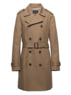 Banana Republic Mens Heritage Italian Cotton Trench Mid Camel Size L