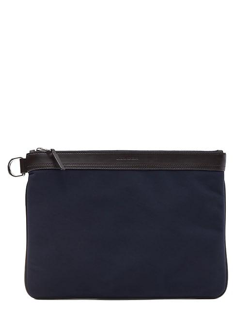Banana Republic Mens Nylon Pouch Navy Size One Size