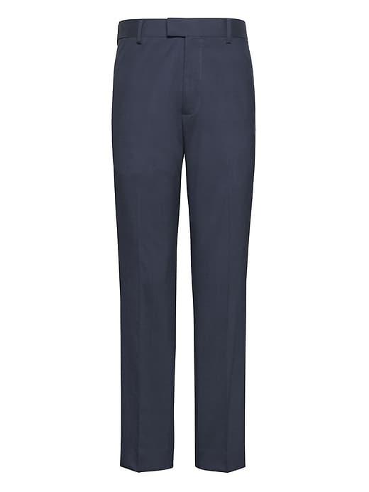 Banana Republic Mens Slim Performance Stretch Wool Dress Pant Navy Size 40w