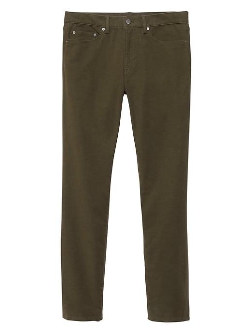 Banana Republic Mens Athletic Tapered Brushed Traveler Pant Rich Olive Green Size 30w