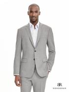 Banana Republic Mens Monogram Light Gray Wool Suit Jacket Size 36 Regular - Light Gray