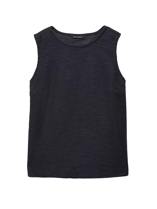 Banana Republic Womens Cross-back Boucl Shell Navy Size Xl