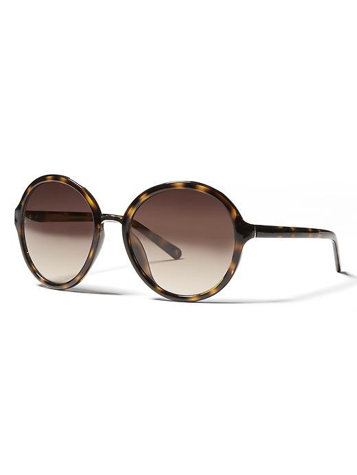 Banana Republic Linney Sunglasses Size One Size - Dark Havana