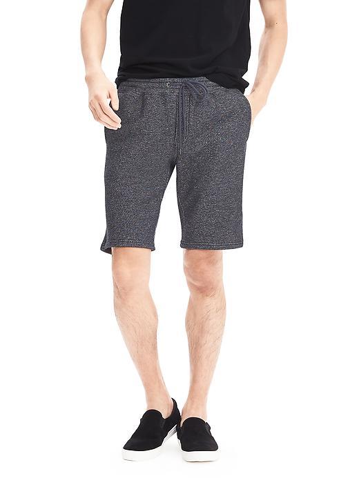 Banana Republic Mens Drawcord Knit Short Size L - Dark Charcoal Heather