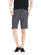 Banana Republic Mens Drawcord Knit Short Size L - Dark Charcoal Heather