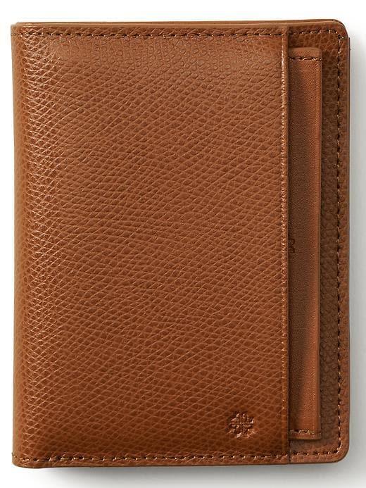 Banana Republic Mens Hook & Albert   Bifold Wallet Light Brown Size One Size