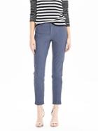 Banana Republic Avery Fit Chambray Lightweight Wool Crop Size 0 Petite - Chambray