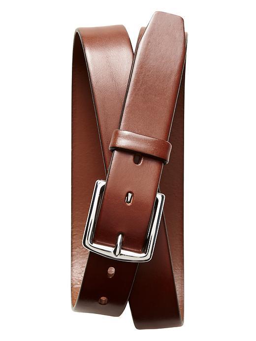 Banana Republic Mens Liam Italian Leather Belt Size 30 - Cognac