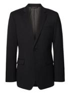 Banana Republic Mens Standard Solid Italian Wool Suit Jacket Black Size 36