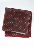 Banana Republic 4 In 1 Silk Pocket Square - Wine