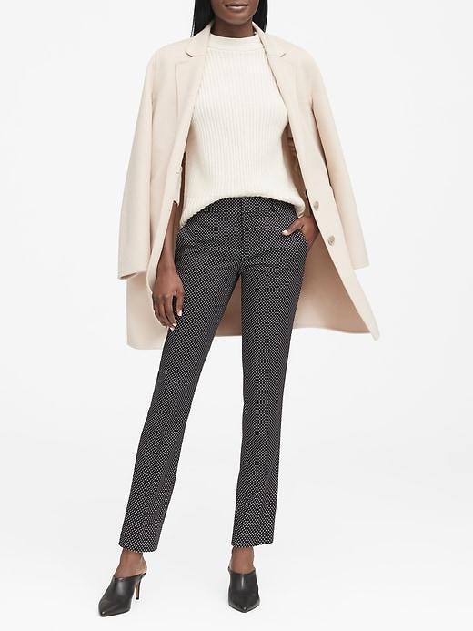 Banana Republic Ryan Slim Straight-fit Polka Dot Pant