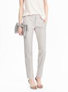 Banana Republic Ryan Fit Slim Straight Pant Size 0 Petite - Transition Cream