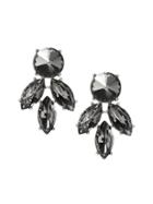 Banana Republic Sparkle Stud Earring Size One Size - Grey