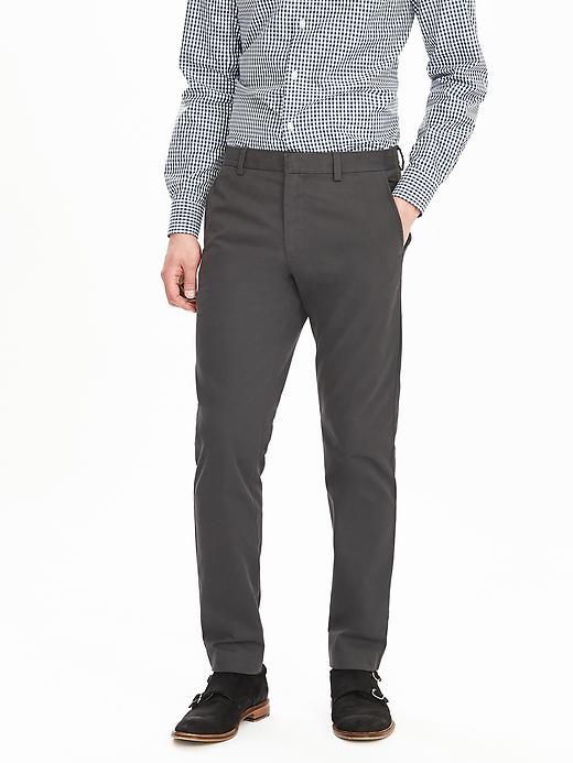 Banana Republic Mens Aiden Slim Fit Chino Size 35w 34l - Gray