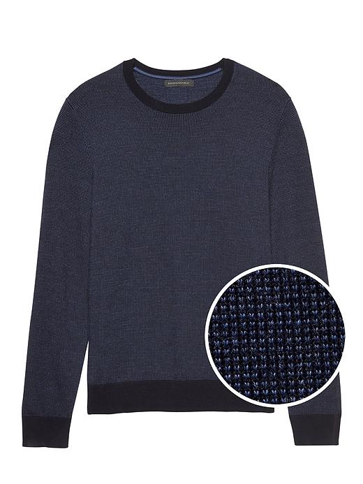 Banana Republic Italian Merino Wool Birdseye Sweater