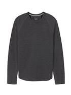 Banana Republic Mens Polartec Long-sleeve Raglan Crew Black Size M