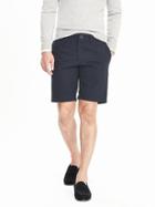 Banana Republic Mens Aiden Slim Cotton Short Size 34w - Classic Navy