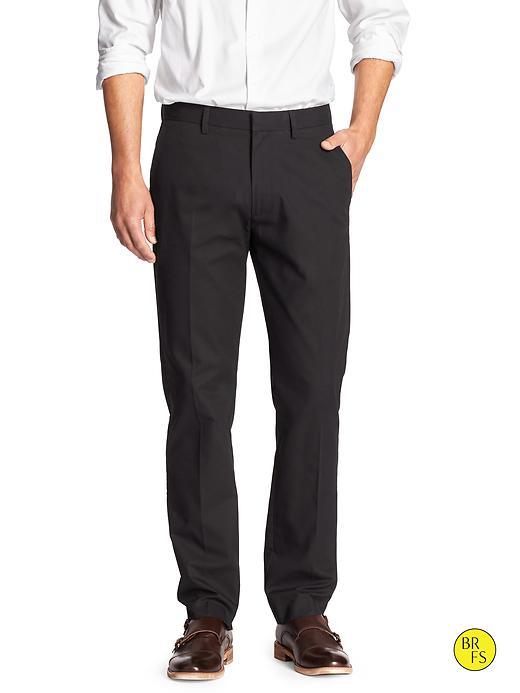 Banana Republic Factory Non Iron Tailored Slim Fit Chino Size 29w 32l - Black