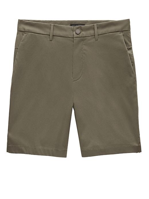 Banana Republic Mens 9 Core Temp Aiden Slim Short Olive Moss Size 34w