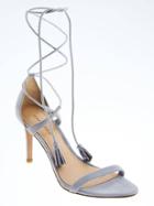 Banana Republic Ankle Wrap Heeled Sandal - Pale Blue