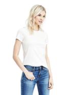 Banana Republic Womens Supima Cotton Crew Neck Top - White