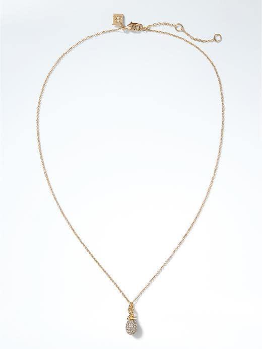 Banana Republic Pineapple Pendant - Silver