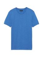 Banana Republic Mens Soft-wash Crew-neck T-shirt Bright Blue Size L