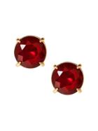Banana Republic Womens Birthstone Stud Earring July - Ruby Red - Ruby Red Size One Size