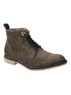 Banana Republic Mens Paxton Suede Crepe-sole Work Boot Olive Size 8