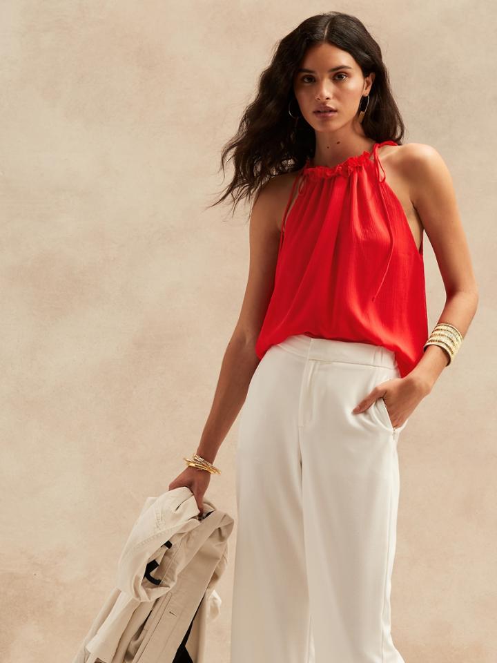Petite Halter Swing Top