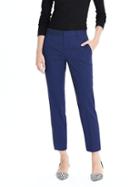 Banana Republic Womens Avery Fit Luxe Brushed Twill Pant Size 0 Regular - Black/blue