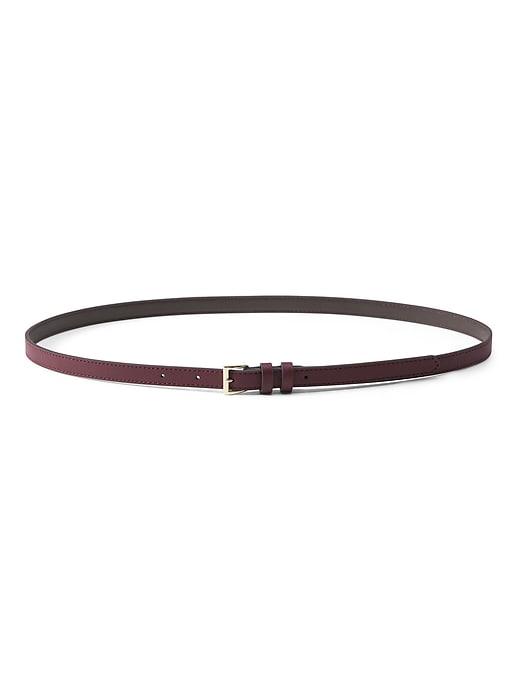 Banana Republic Womens Skinny Trouser Belt Bordeaux  &  Burgundy Size M