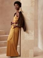 Wide-leg Silk Pant