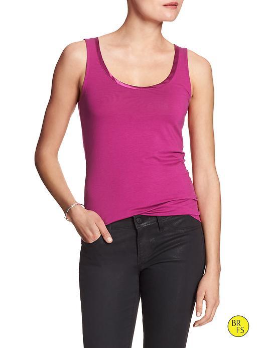 Banana Republic Factory Stretch Tank Size L - Neon Fuschia