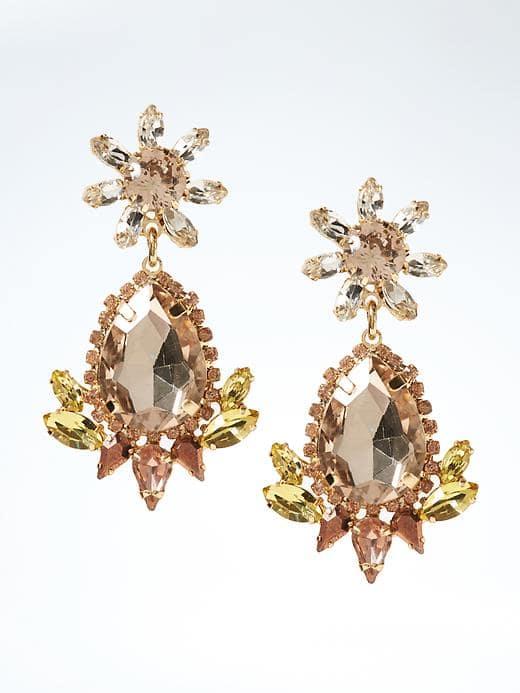 Banana Republic Sunset Stone Earring - Yellow