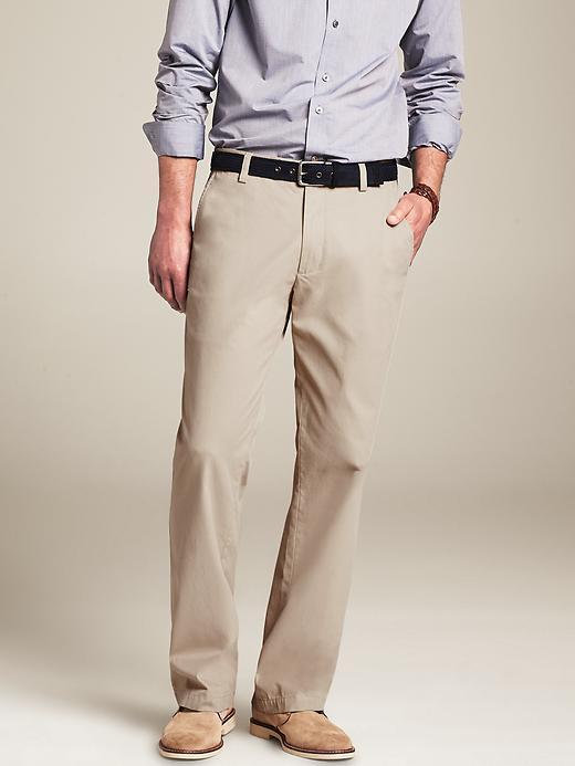 Banana Republic New Relaxed Dawson Fit Chino - Khaki