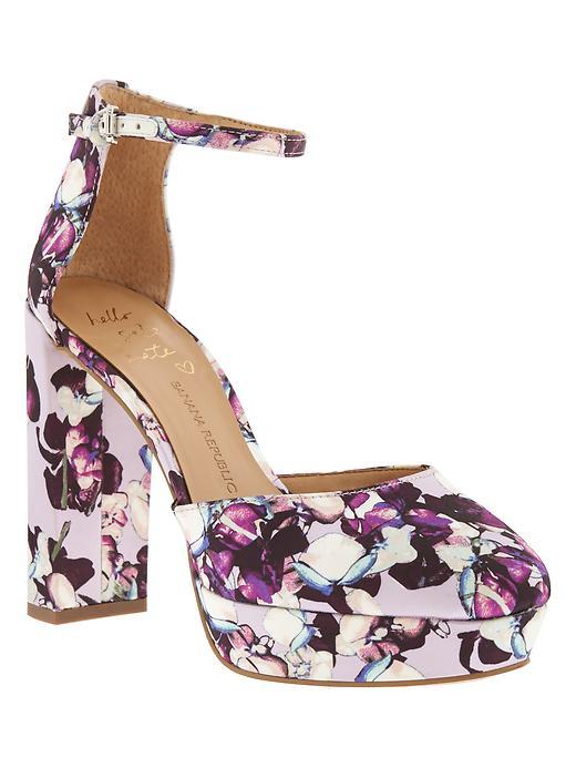 Banana Republic Villa Platform Pump Size 10 - Lilac