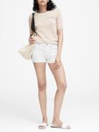 Banana Republic Petite Mid-rise Stain-resistant 3&#34; Denim Short