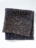 Banana Republic Gradient Foulard Silk Pocket Square - Navy