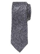 Banana Republic Mens Multi Weave Paisley Tie Size One Size - Black/gray