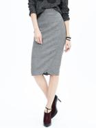 Banana Republic Womens Asymmetrical Zip Gray Pencil Skirt Size 0 - Light Gray