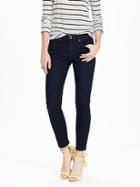 Banana Republic Womens Skinny Ankle Jean Size 0 Petite - Dark Wash