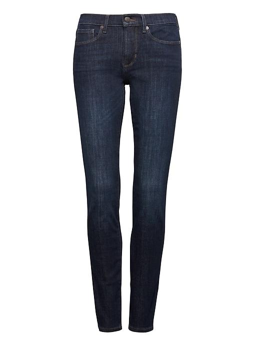 Banana Republic Womens Skinny Zero Gravity Dark Wash Ankle Jean Dark Wash Size 33
