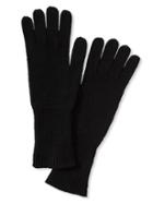 Banana Republic Womens Todd & Duncan Plaited Cashmere Glove Black Size One Size
