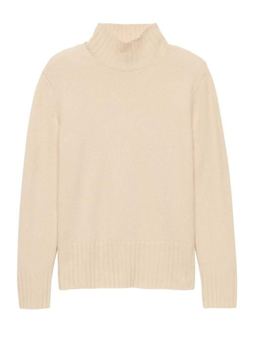 Banana Republic Stretch Cashmere Blend Turtleneck Sweater