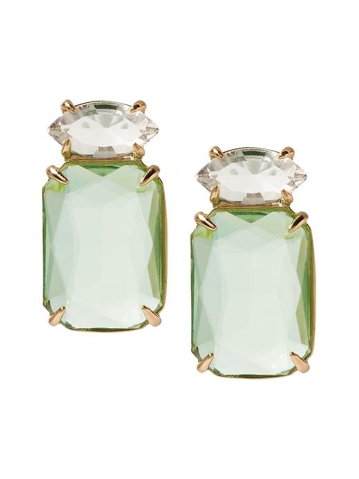 Banana Republic Brilliant Gemstone Stud Earrings